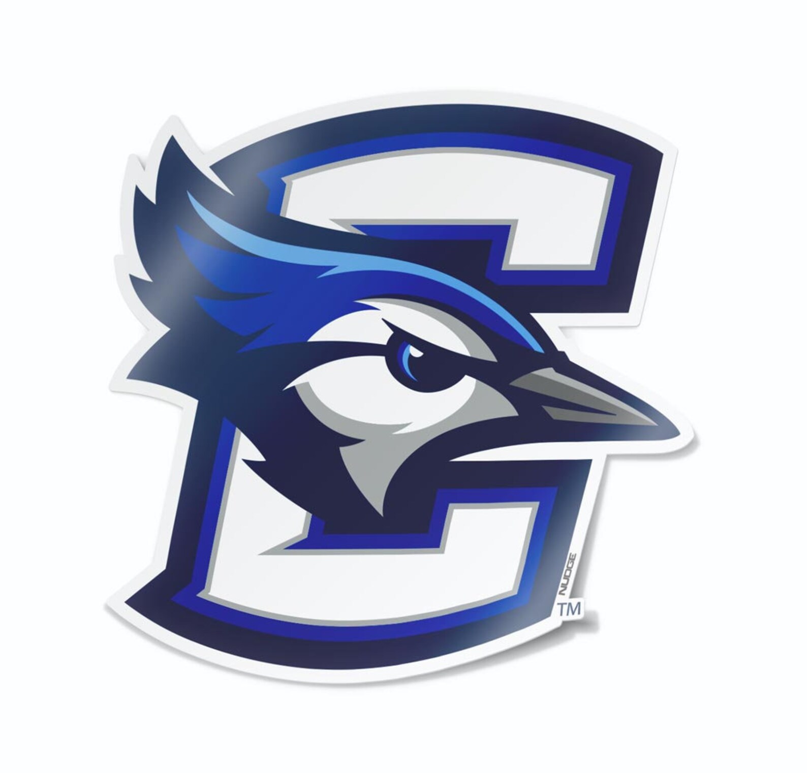 Creighton University Absorbent Sandstone Car Coasters Creighton University Car Cup Coasters - Set Of 2 Absorbent Sandstone CU Bluejays Design Cactus Cups