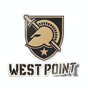 Army West Point Black Knights with Wordmark Car Decal