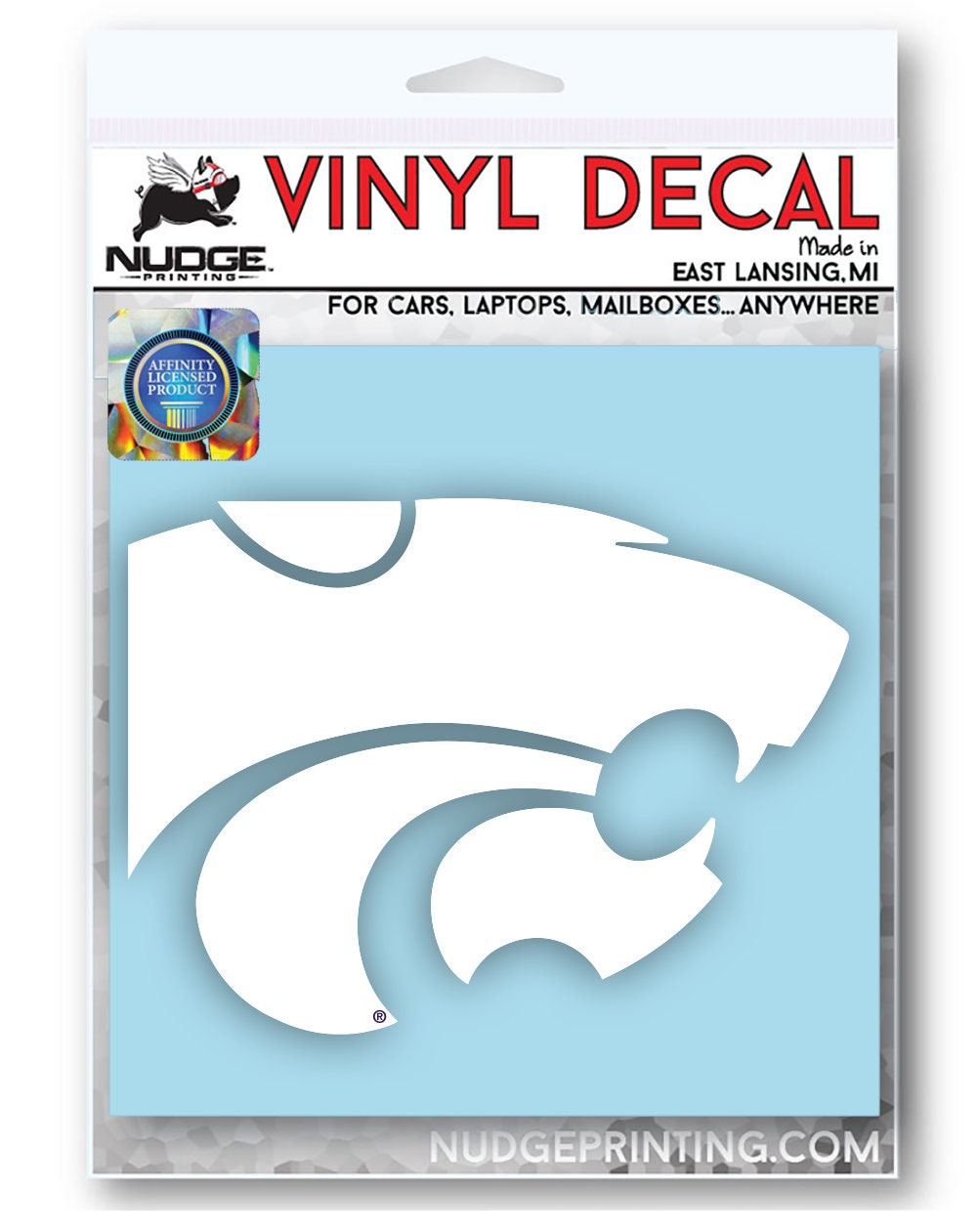 Kansas State University Wildcats Powercat Primary Logo Car Decal Laptop ...