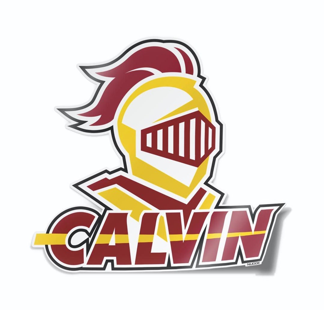Calvin University Knights Car Decal Etsy
