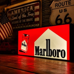Marlboro Light up Sign - Etsy