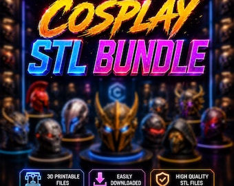 Cosplay STL Pack,  Mask,  Helmet, Armor Sets of Ultimate Collection BundleFiles