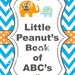 Personlized Printable Little Peanut's Baby Shower Abc's Activity Book ...