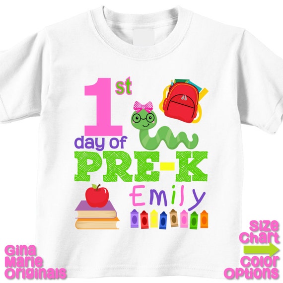 first day of preschool shirt boy