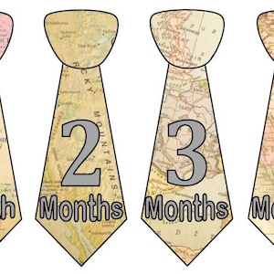 Baby maandelijkse mijlpaal groei Stickers Onbesneden Boy banden Baby oude wereldkaarten reizen kinderkamer thema MS821 Baby Boy douche cadeau Baby Foto Pro