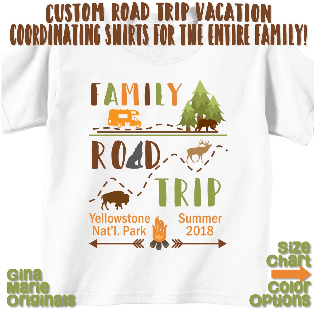 Family Vacation Road Trip Car Personalized V2 TShirt