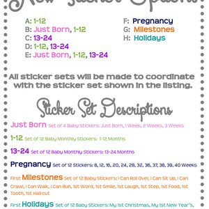 12 Weekly Pregnancy Belly Bump Stickers Pink With Brown Polka Dots ...