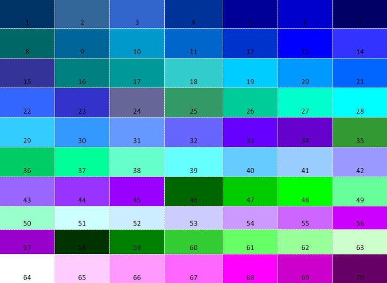 Closet Dividers in Your Choice of Colors and Labels! CD878 Solids for ...