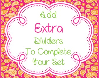 Add Extra Dividers to Complete Your Set of Custom Closet Dividers - Custom Baby Closet Clothes Dividers Organizers