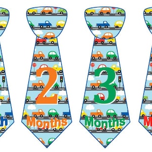 Baby maandelijkse mijlpaal groei Stickers Onbesneden Boy banden auto transport verkeer thema MS538 Baby Boy douche cadeau Baby Boy foto Prop