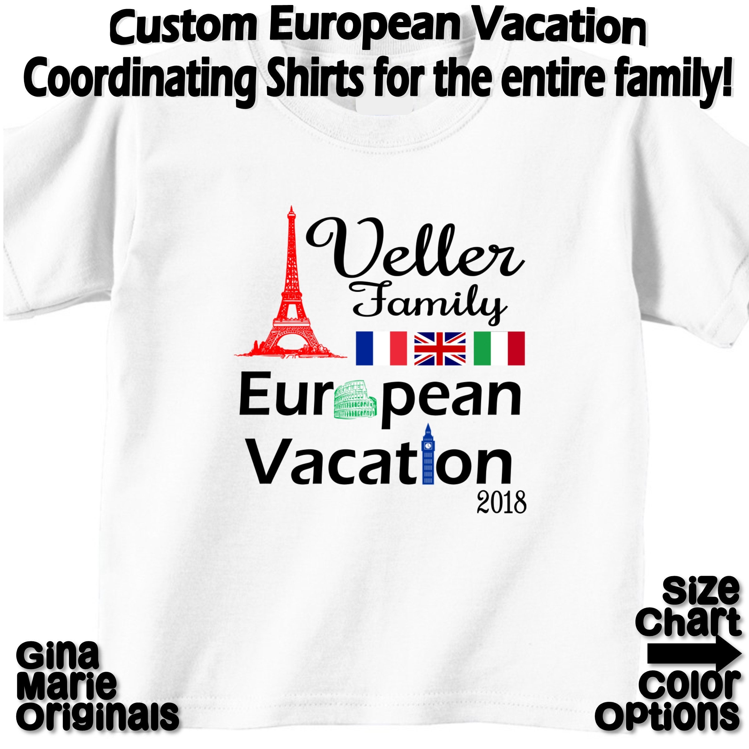 European Family T-shirts Shirt Baby Bodysuit Etsy