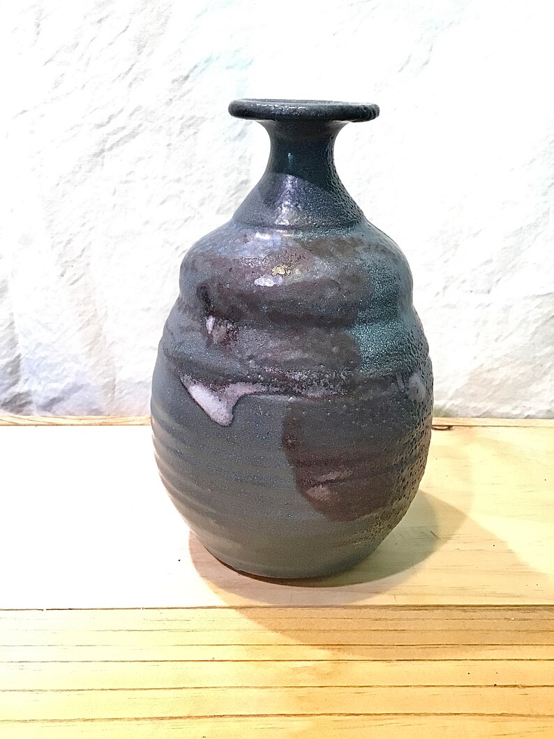 Handmade studio pottery VINTAGE weed vase
