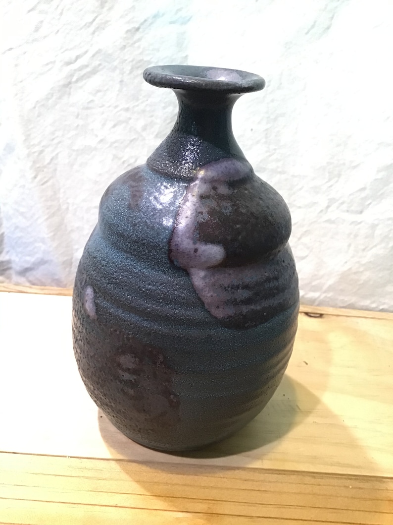 Handmade studio pottery VINTAGE weed vase