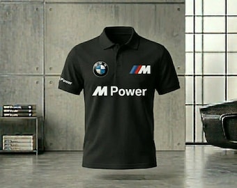 Polo BMW M Power - Tienda Pura Drive - Tejido piqué de primera calidad - 100 % algodón - Ropa deportiva informal