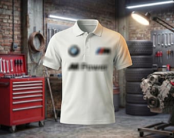 Polo unisex Bavarian Engineering - Tienda Pura Drive - Tejido piqué de primera calidad - 100 % algodón - Munich Performance Design