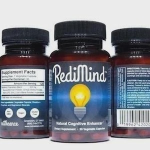 3 Pack RediMind 30Caps natural Cognitive Enhancer Focu Memory Brain