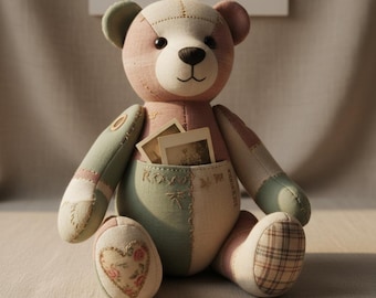 Memory Bear Kleidung Schnittmuster - Tasche
