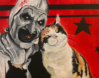 Cat Art 8.5x11 print