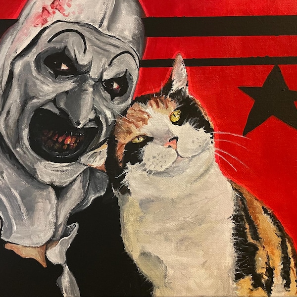 Cat Art 8.5x11 print
