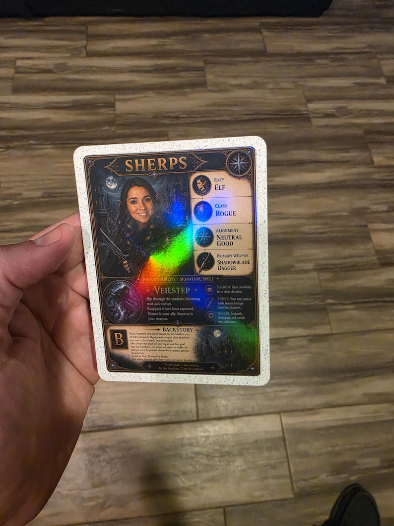 Custom RPG Character Relic Cards afbeelding 8