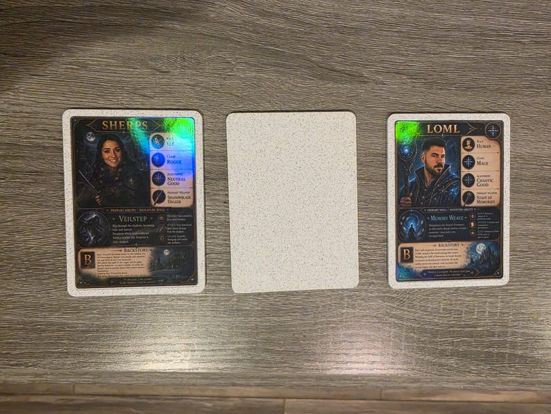 Custom RPG Character Relic Cards afbeelding 3