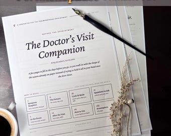 Perimenopause Doctor Visit Planner, Menopause Appointment Prep, Printable PDF