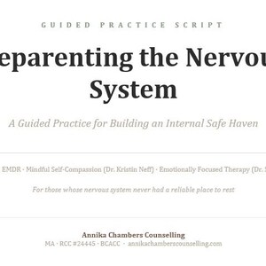 EMDR Resourcing Script | Nurturing Figure Resource Installation | Stabilization Phase | Attachment Trauma | Practitioner Download