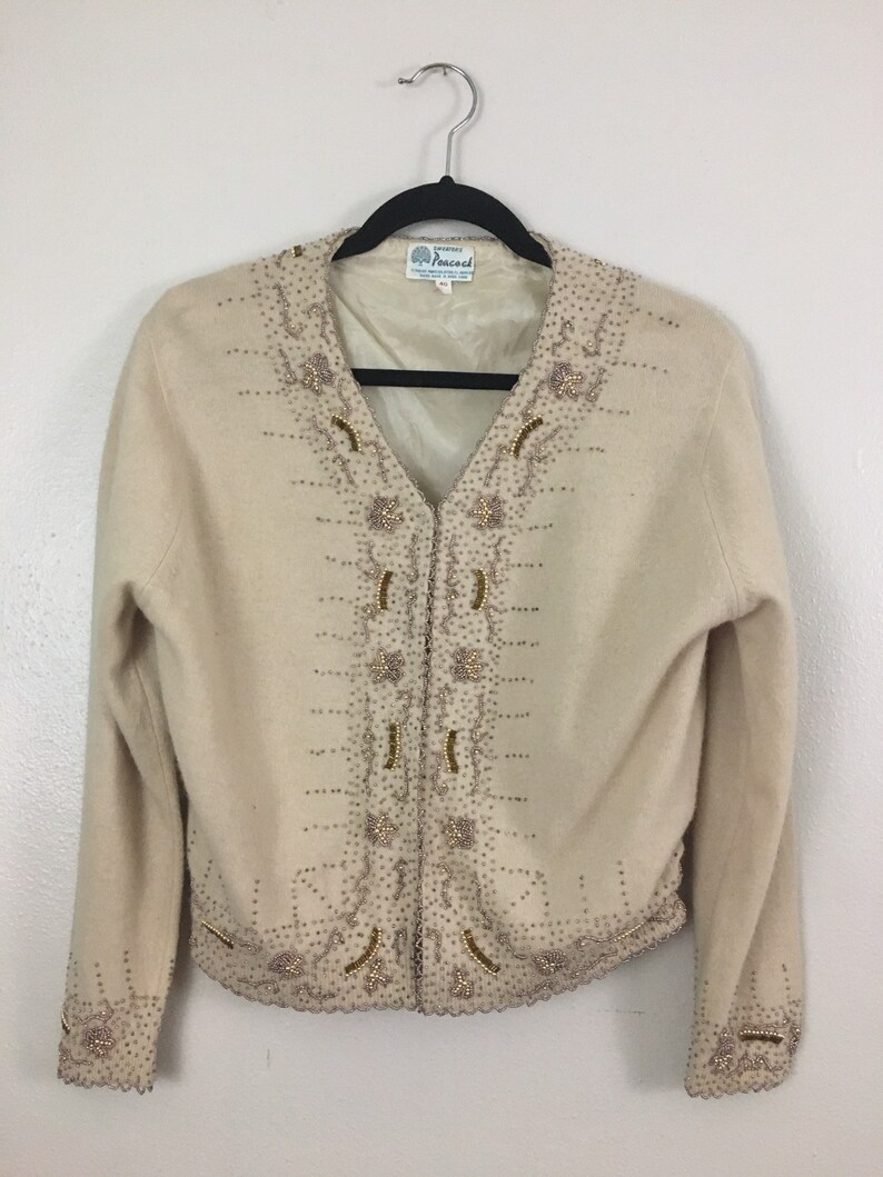 beaded evening sweaters