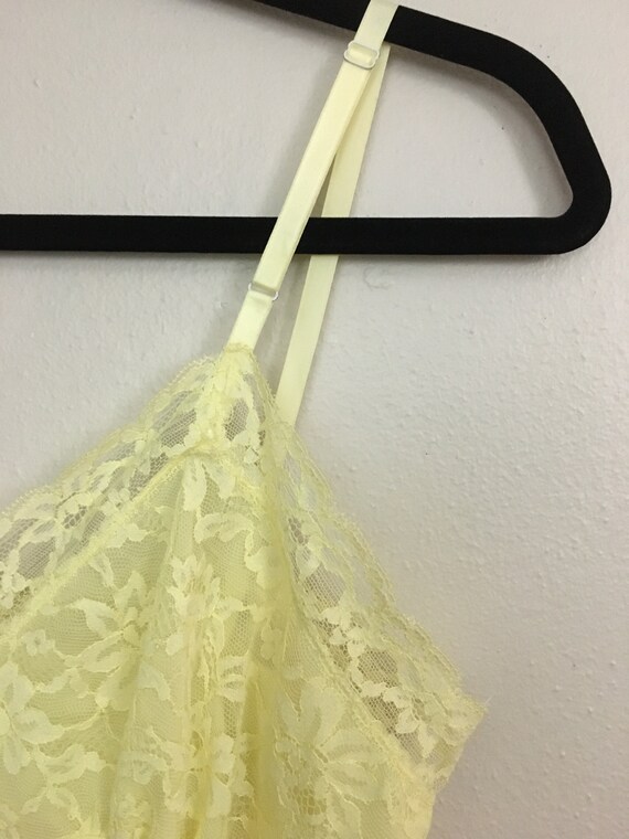 VANITY FAIR vintage 1950s Nightgown Slip Dress, SAKS Black nylon full length lingerie dress