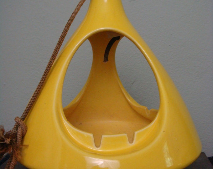 Vintage Hanging Ashtray Floating Ashtray Swag Ashtray Mod Ashtray Rare