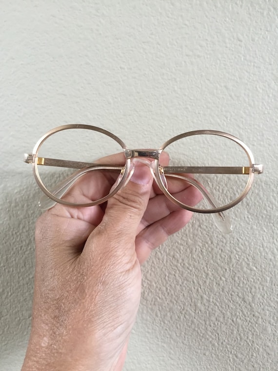 Vintage 1970s Oval Eyeglasses Dead Stock Large Eye