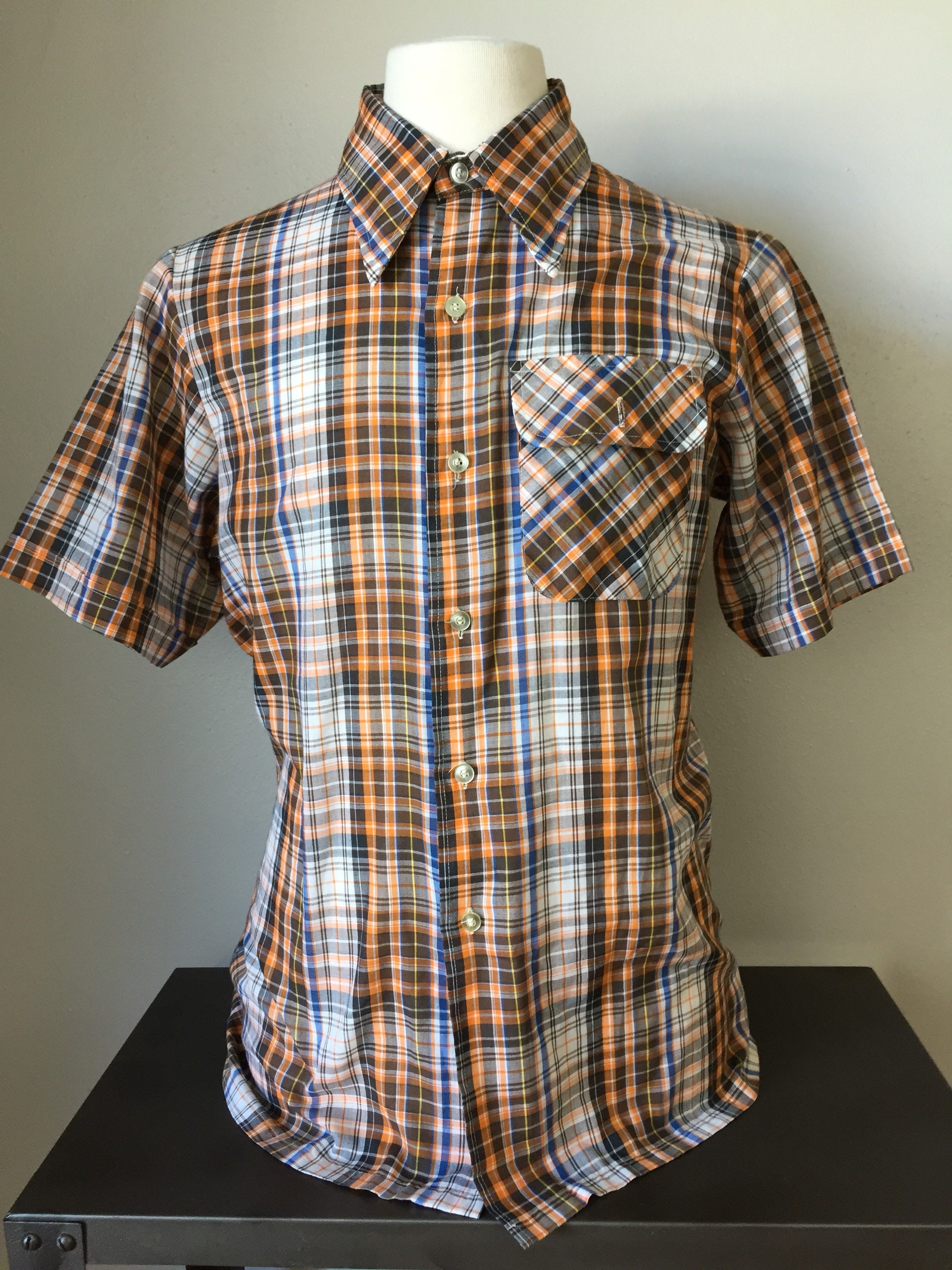 Vintage 1970s Man Shirt LEVIS PANATELA 