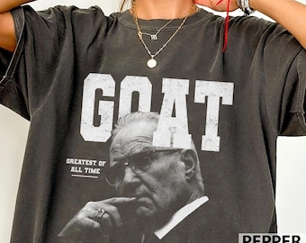 GOAT ケビン・レディントン ポートレート Tシャツ、白黒ヴィンテージ写真グラフィックTシャツ