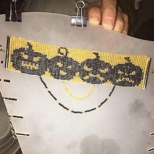 Halloween Pumpkin Choker