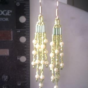 Chandelier with pearls