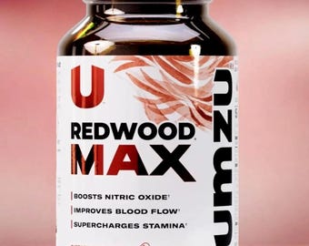UMZU Redwood Blood Flow Nitric Oxide Supplement for Men & Women - 180 Capsules