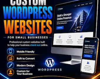 49 Page Custom WordPress Website Design, Service Business Website Build, Local SEO Pages and Starter Articles