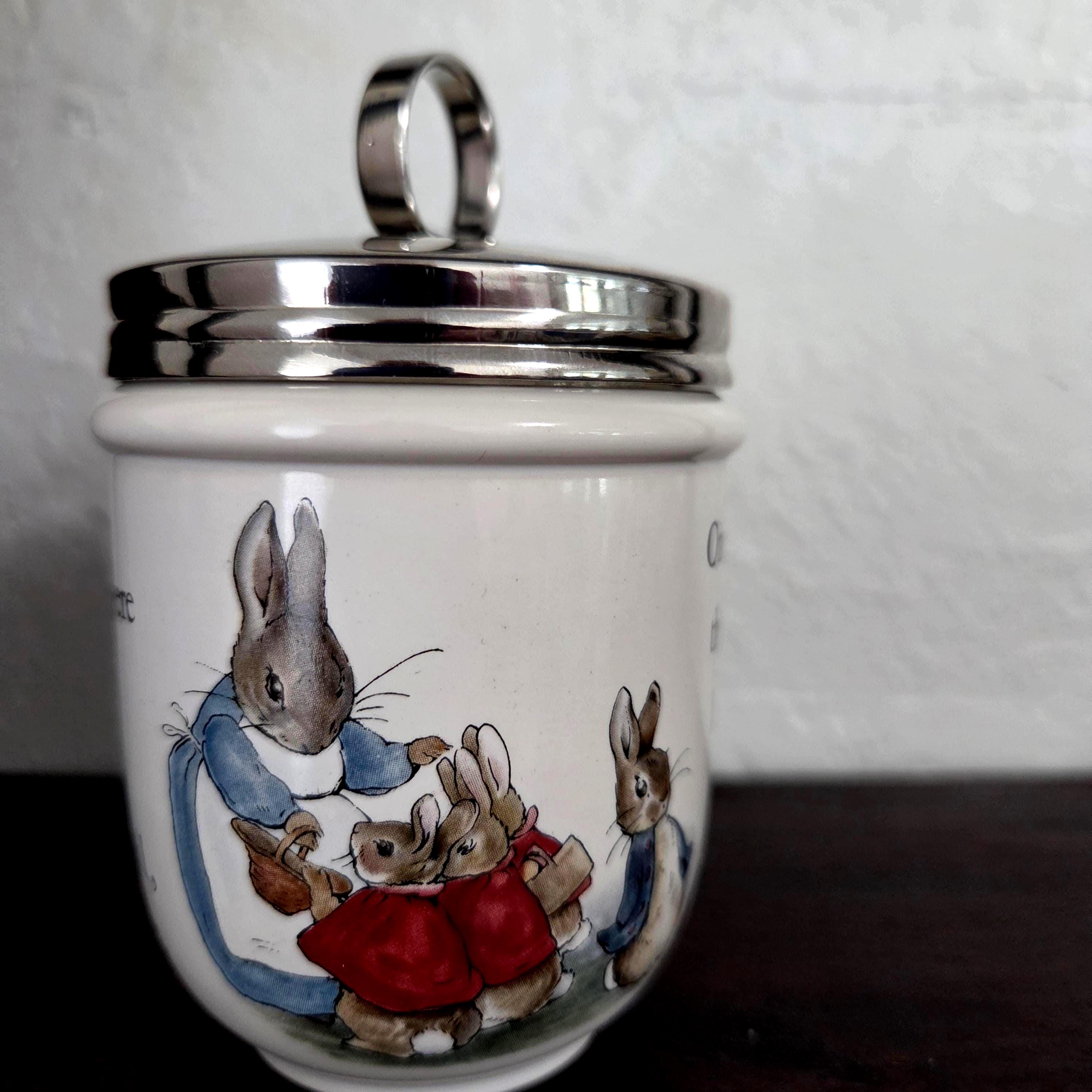 Vintage Egg Coddlers Rabbit - Etsy