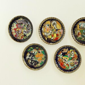 Bjørn Wiinblad Sinbad/Sindbad Plate Collection for Rosenthal in Original Boxes—various years