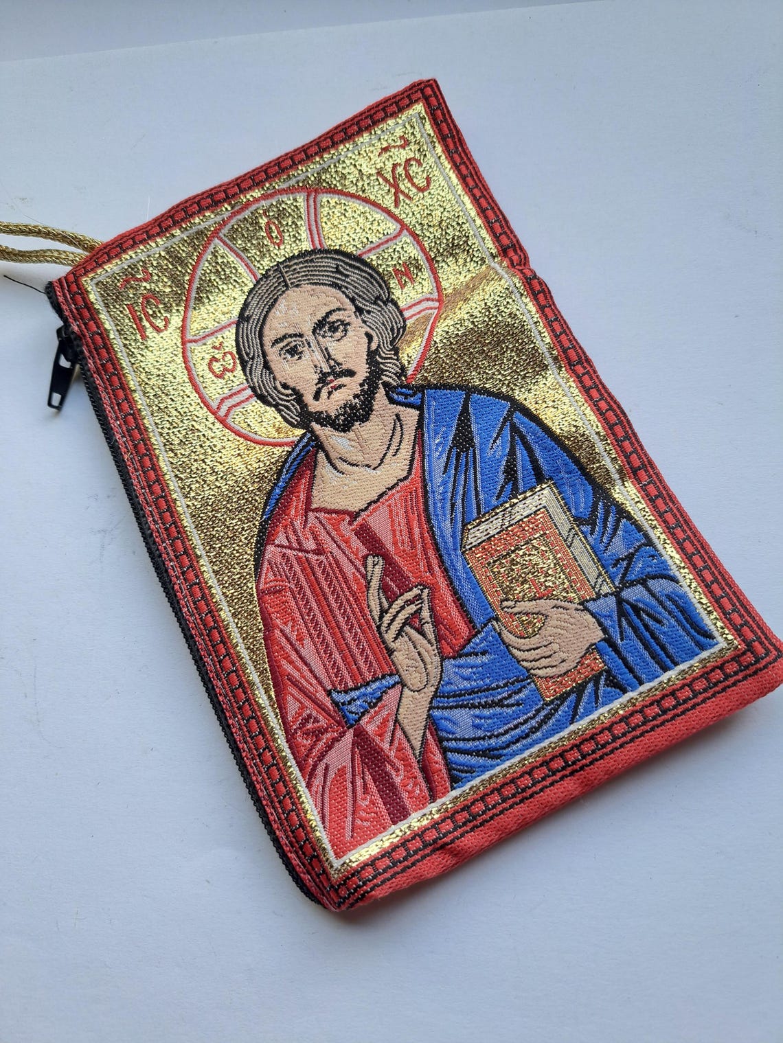 Virgin Mary, Jesus Christ, Rosary Pouch Prayer Card Holder, Coin Purse ...