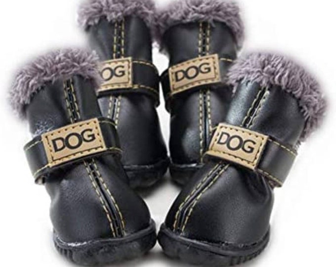 Waterproof and Warm Pet Snow Boots, Dog Boots, Cat Boots, Choose Size