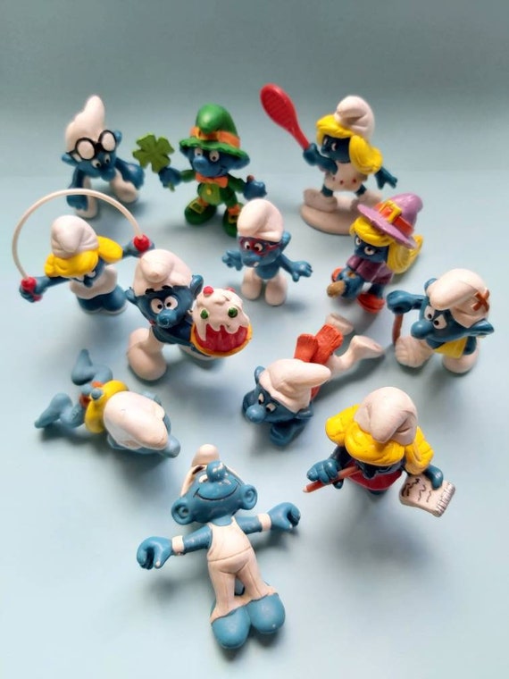 Vintage Smurfs, Smurfette, choose, original, collectible, magic