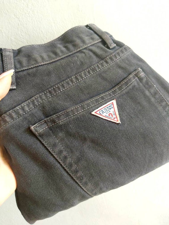 Original 1980's Guess Brand Denim Jeans, High Wast, Black Denim, Size 32, Designer, Original, George Marciano, Made in USA, Y2K, Greece - Etsy Original 1980's Guess Brand Denim Jeans, High Wast, Black Denim, Size 32, Designer, Original, George Marciano, Made in USA, Y2K, Greece - Etsy