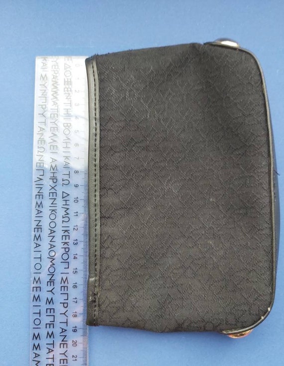 DKNY Signature Fabric Clutch Bag, Small Purse, Make up Bag, Necesser,  Original, Makeup Accessory, Cosmetic Case, Zipper Pouch, Greece 