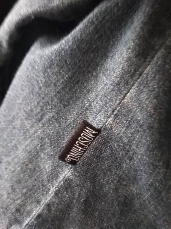 Gorgeous Moschino Jeans Denim Jacket, Ruffle Coll… - image 4