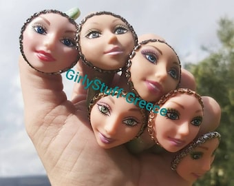 Barbie head ring hotsell