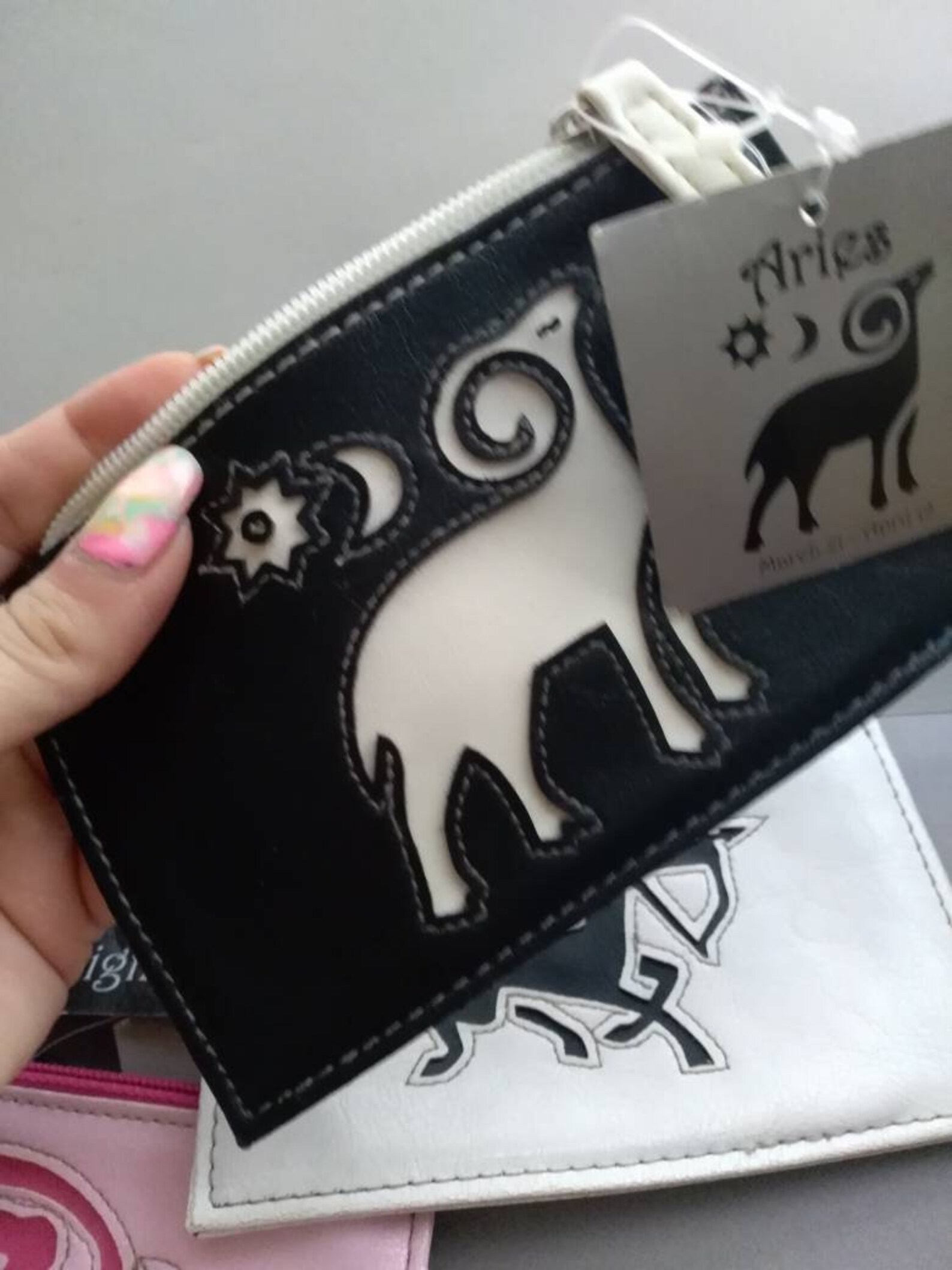 Horoscope Zodiac Astrology sign coin purse NWT zipper Etsy