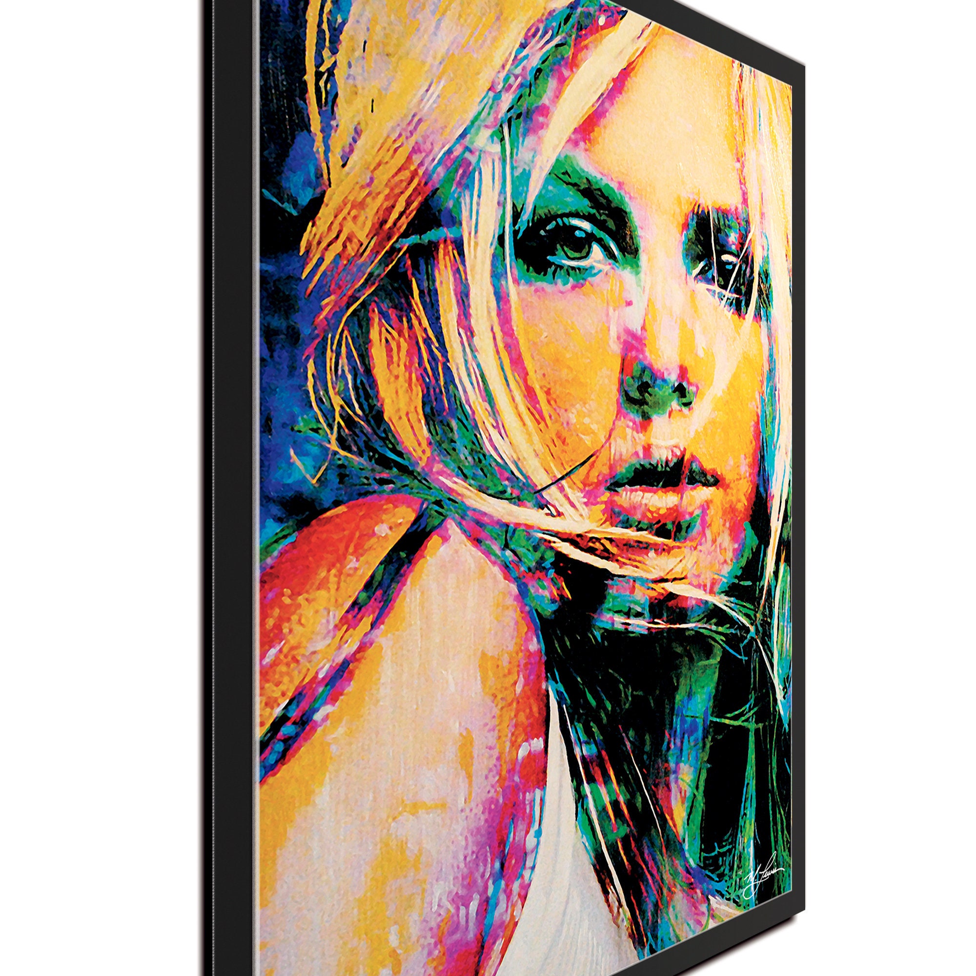 Pop Art 'Britney Spears Snow Blind' by Artist Mark | Etsy