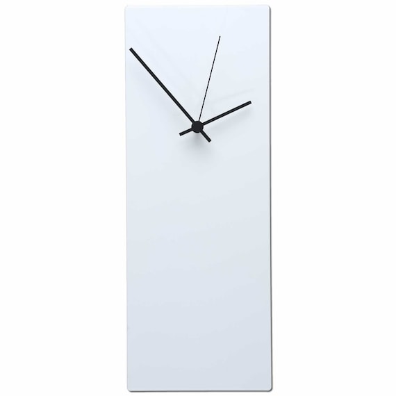 25 Off Modern Clocks Whiteout Black Clock Made Etsy