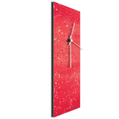 Modern shops Wall Clock 'Flecked Clock Large' by Mendo Vasilevski - Original Contemporary Home Decor Colorful Kitchen Clock on Aluminum Composite